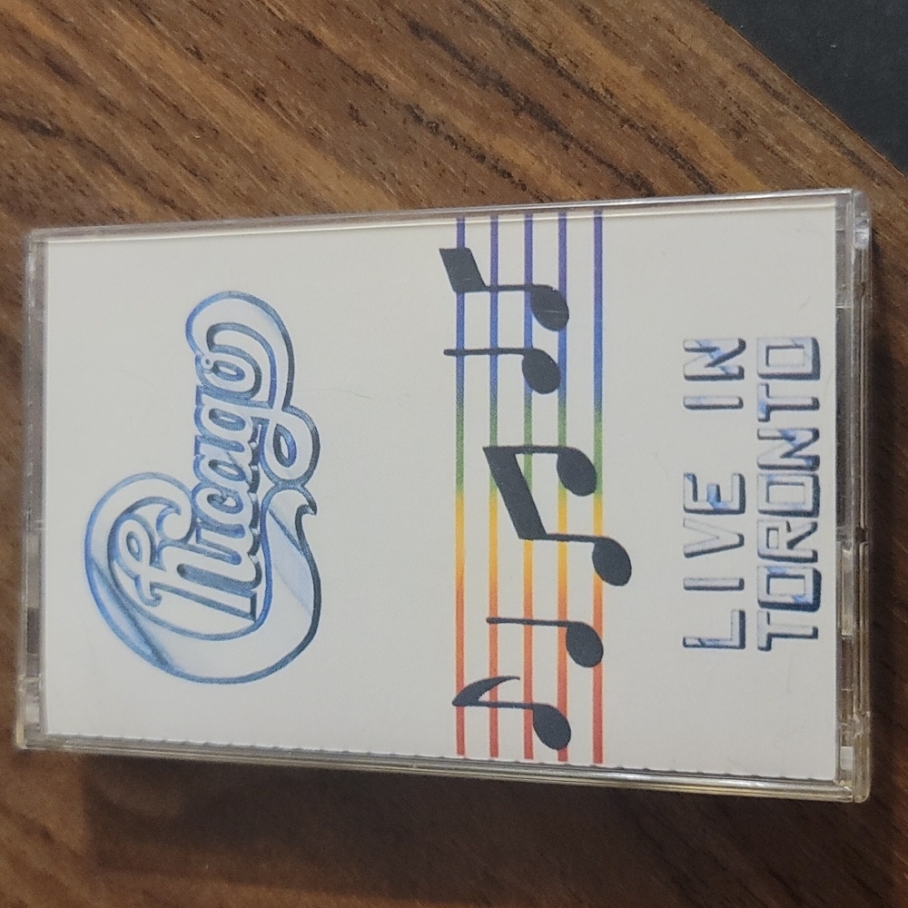 Chicago live in Toronto cassette tape